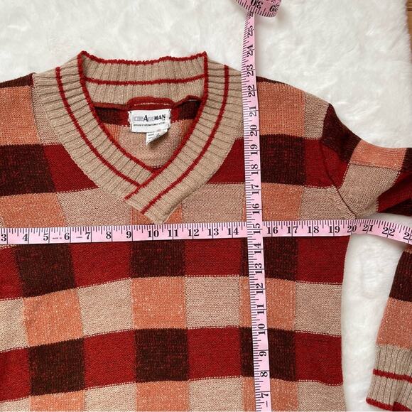 Vintage Collageman Sweater Size Small - Picture 4 of 5
